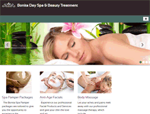 Tablet Screenshot of bonita-spa.com